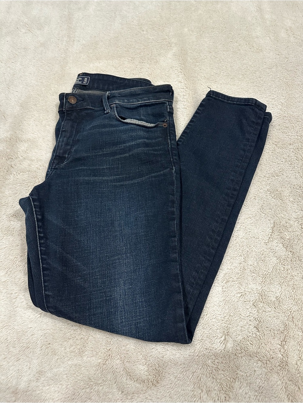 abercrombie and fitch harper super skinny jeans size 10